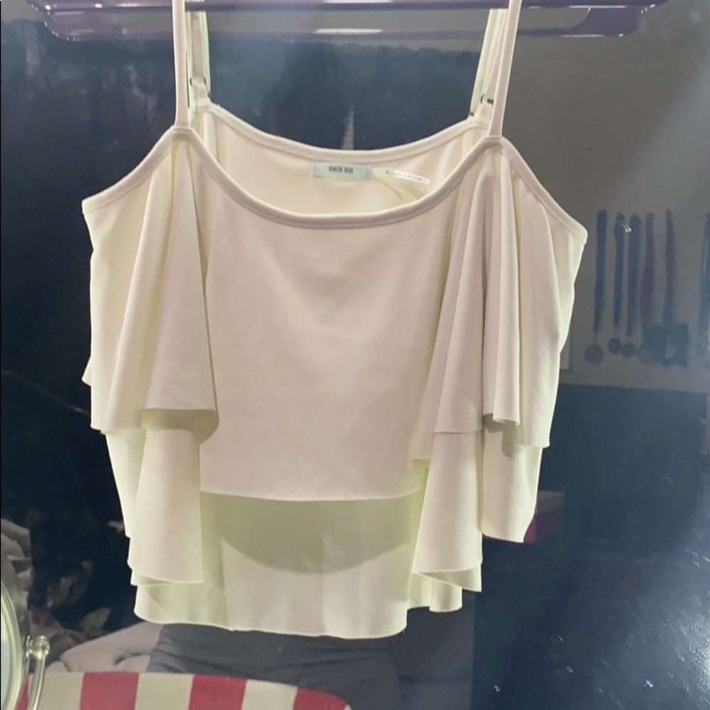White crop top